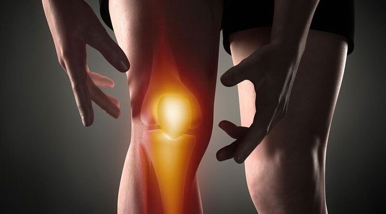 Disorders of metabolic processes in the structures of the joint can provoke pain in the knee
