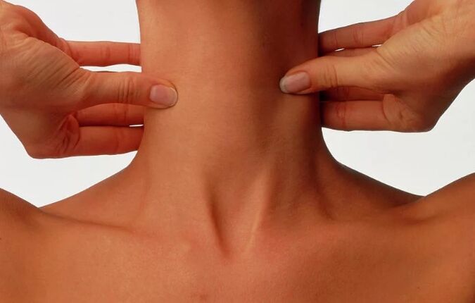 Self-massage of the neck